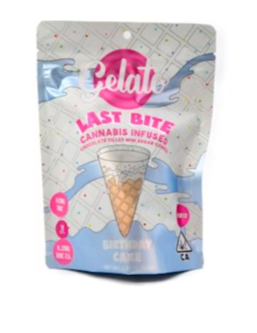 Photograph of product: Gelato Last Bite Birthday Cake 100MG