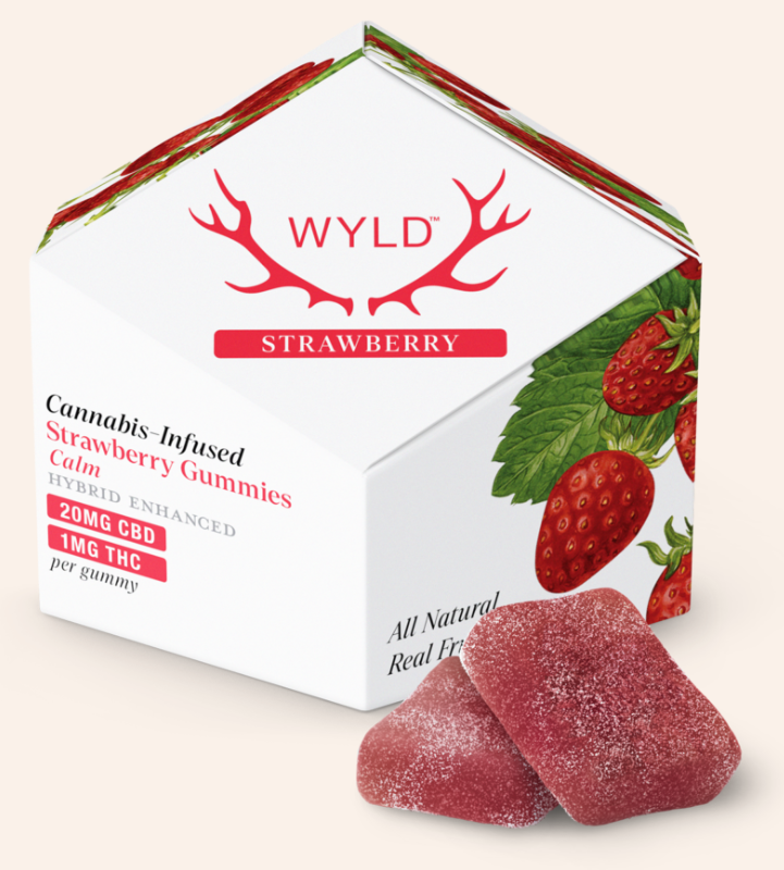 Photograph of product: Strawberry | Gummy | 20:1 CBD:TH-oui | 10pk/200mg:20mg
