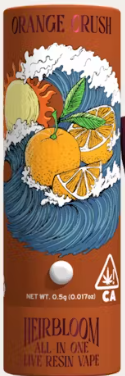 Photograph of product: [Heirbloom] All-In-One - 0.5g - Orange Crush (H)
