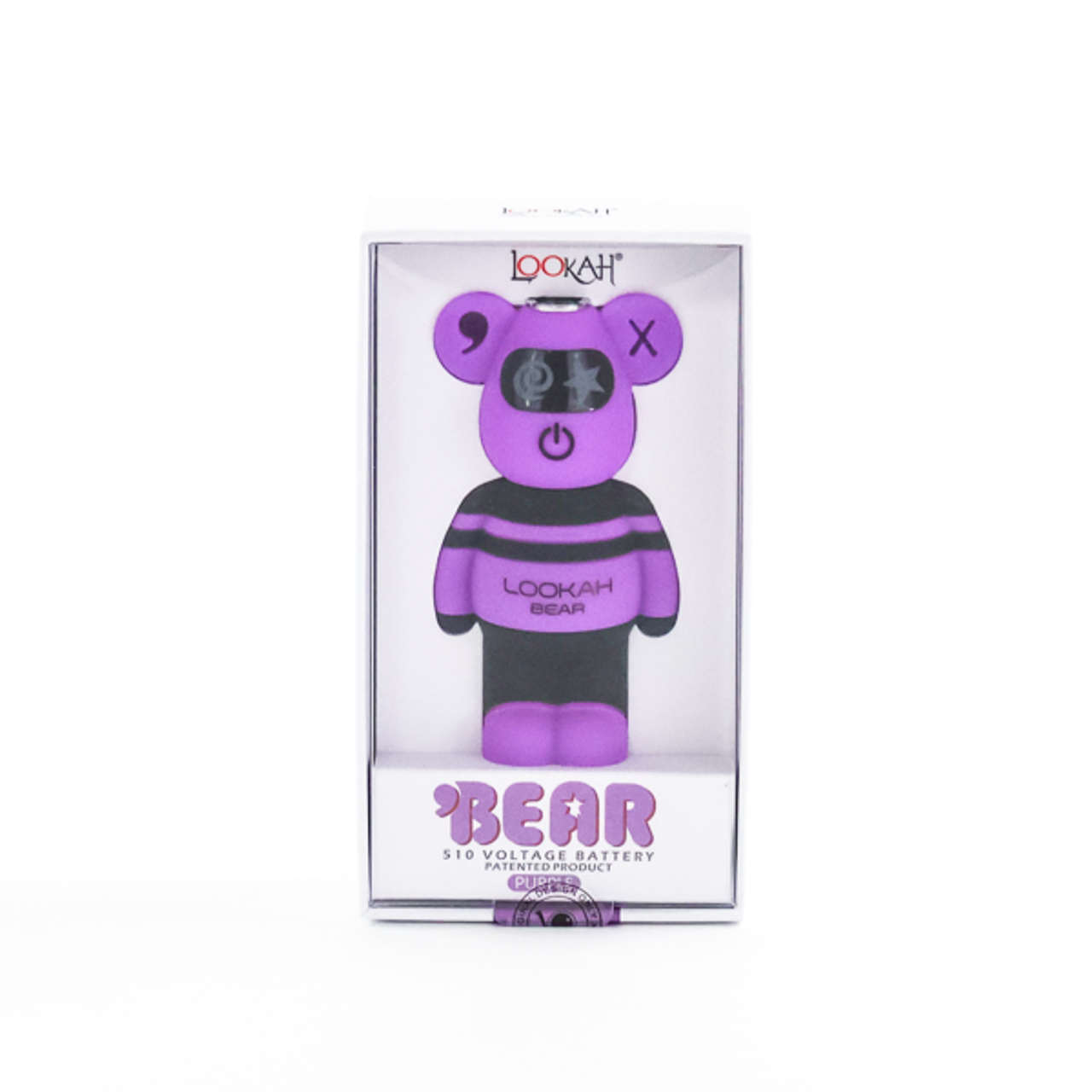 Photograph of product: Lookah Bear 500mAh Variable Voltage 510 Battery | Purple