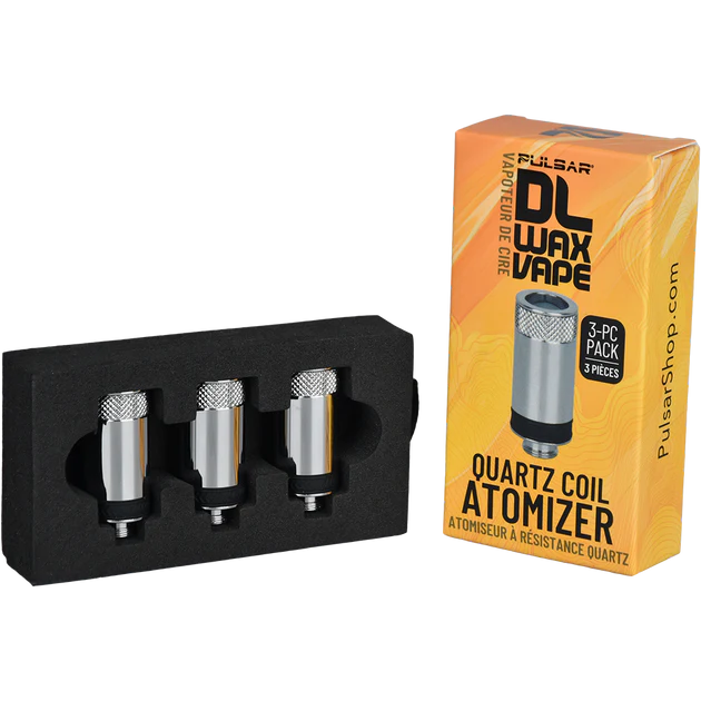 Photograph of product: Atomizer - Pulsar - DL Quartz Coil - 3 Pack