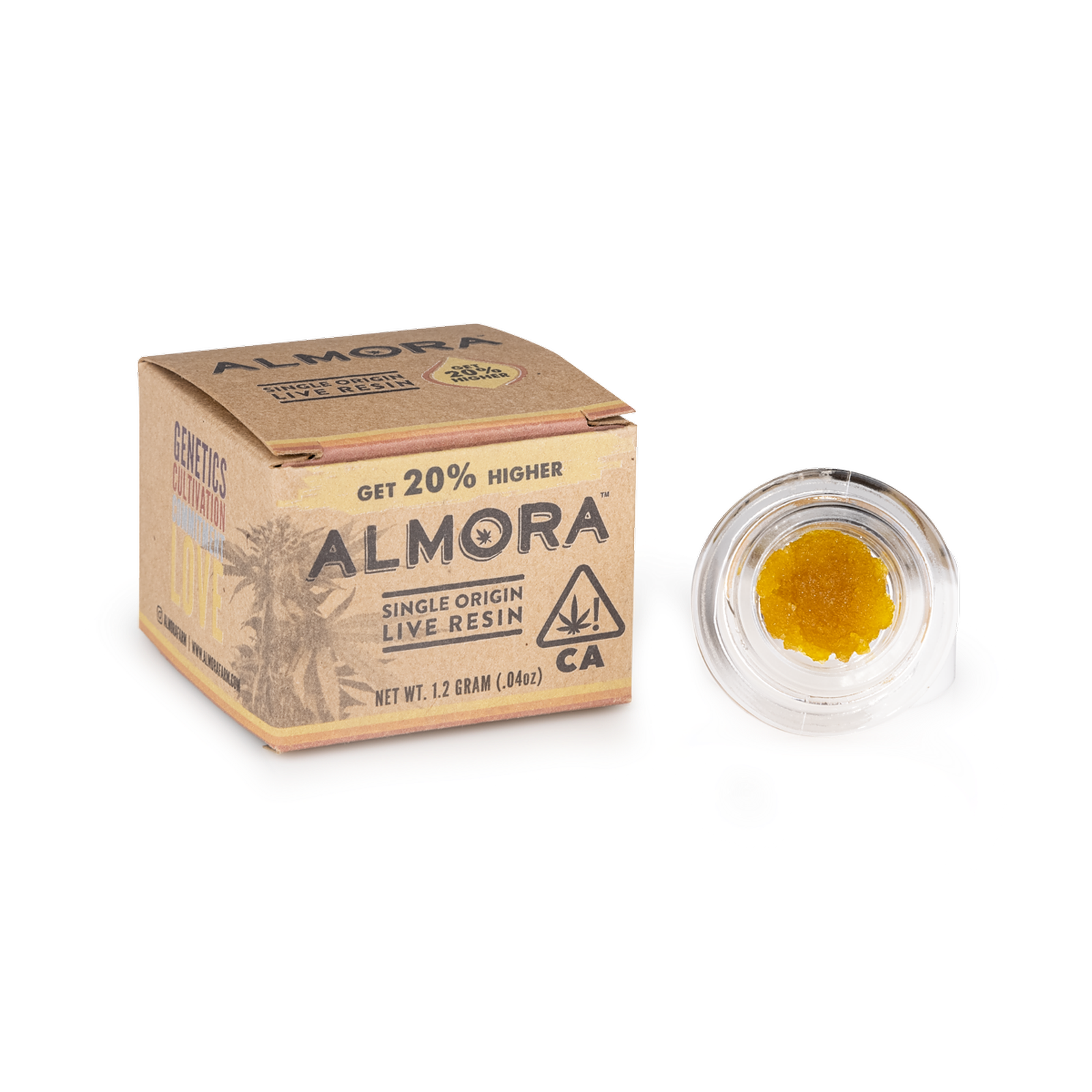 Photograph of product: Almora Farms Raspberry Parfait Live Resin