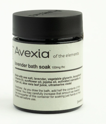 Photograph of product: Avexia | Lavender Epsom Salt Soak | 100mg
