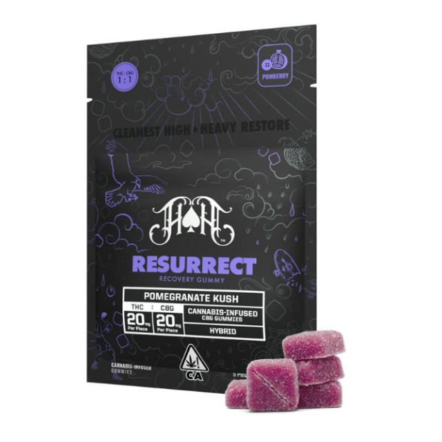 Photograph of product: POMEGRANATE KUSH 1:1 TH-oui:CBG