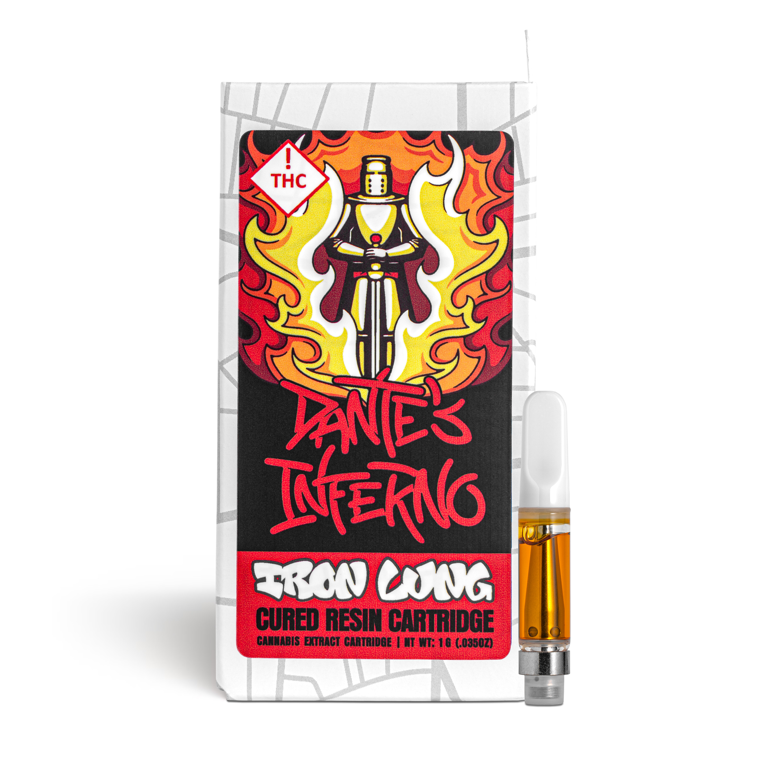Photograph of product: Dante's Inferno Cured Resin Cart