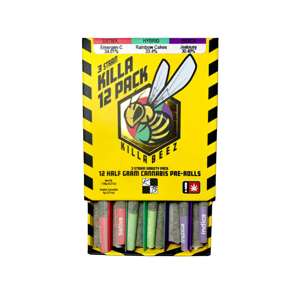 Photograph of product: Killa Bees - Variety Pack 6g (12pk