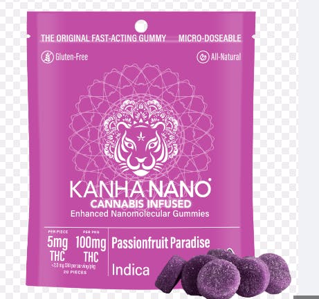 Photograph of product: Nano Indica Passionfruit Paradise 100mg - 