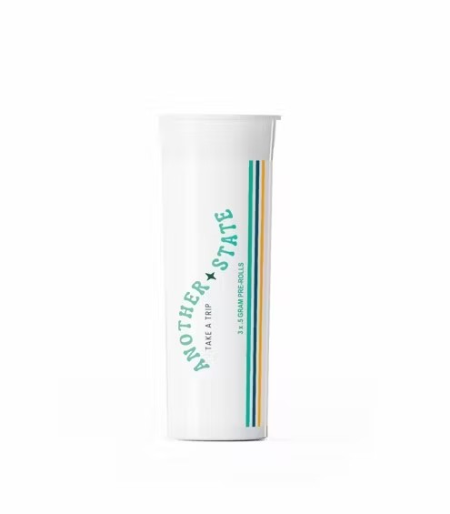 Photograph of product: Another State - Watermelon Mint 3pk Pre-Rolls - 1.5g