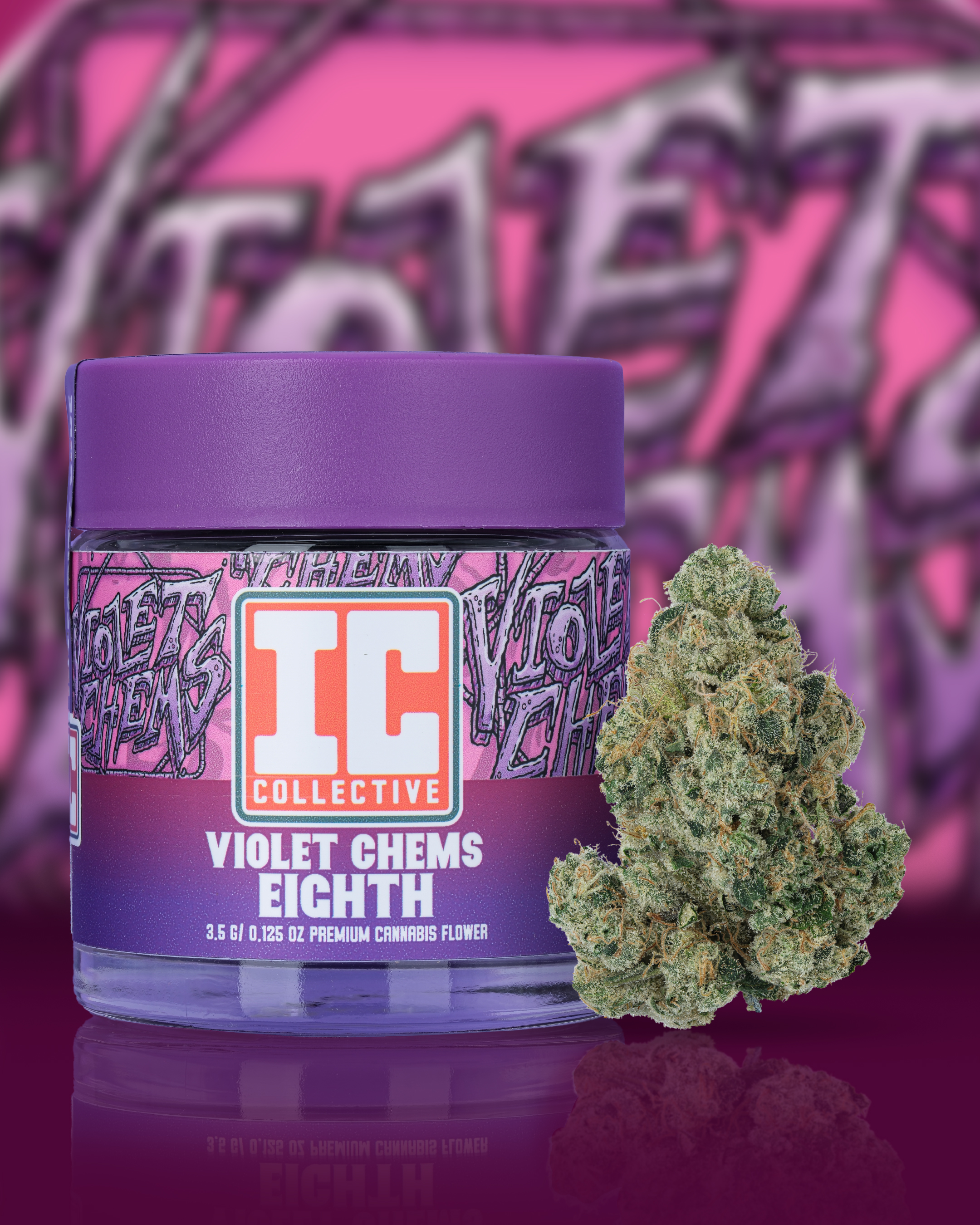 Photograph of product: Violet Chems | 3.5g | IC Collective