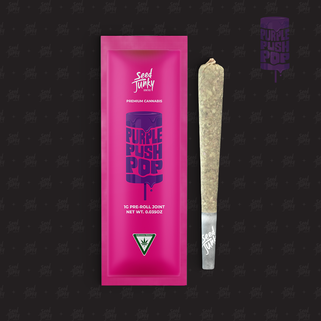 Photograph of product: Seed Junky - Pre-Roll - (1g) - **ZEBRA ZTRIPEZ** (3/$25)
