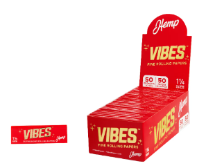 Photograph of product: Vibes Hemp 1-1/4" Rolling Papers