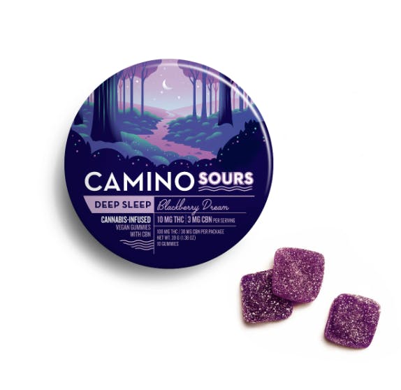 Photograph of product: BLACKBERRY DREAM DEEP SLEEP SOURS CBN 1:1:1 - 