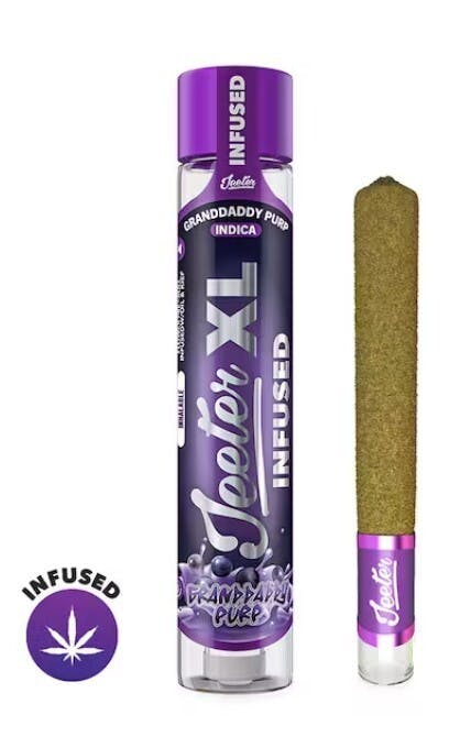 Photograph of product: Jeeter XL 2g Granddaddy Purp Infused Preroll