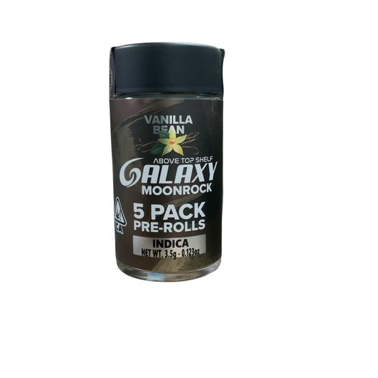 Photograph of product: Galaxy - Vanilla Bean 5pk Moonrock Prerolls - 
