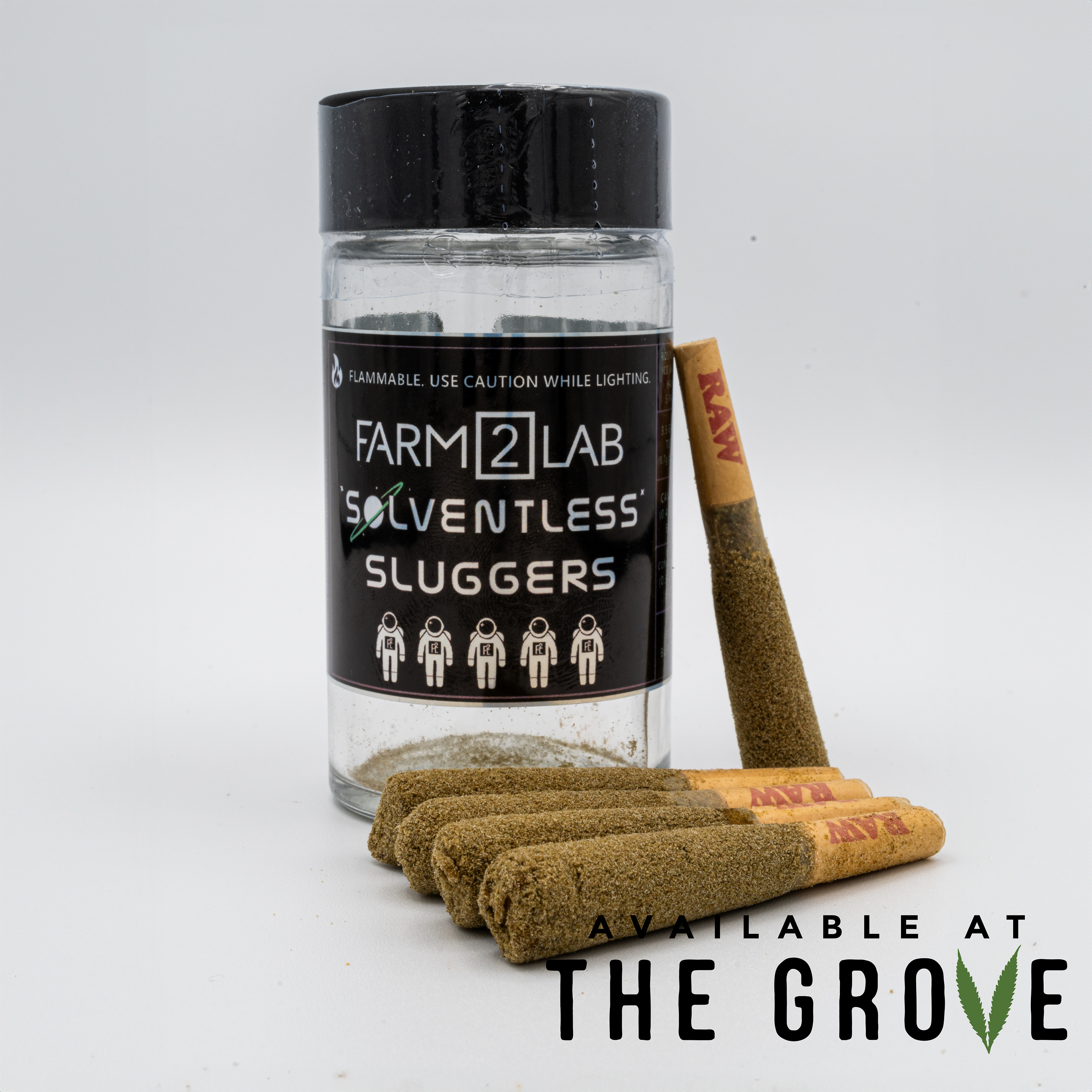 Photograph of product: Farm2Lab | Drago Sluggers - Rainbow Runtz Pre-Roll Packs