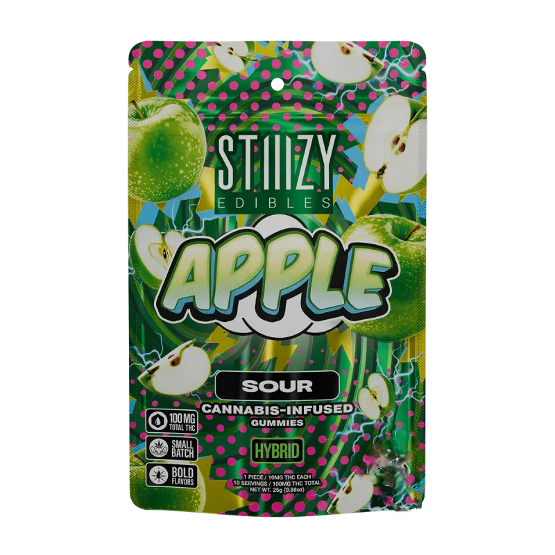 Photograph of product: Stiiizy | Sour Apple (H) 10pc/100mg Gummies