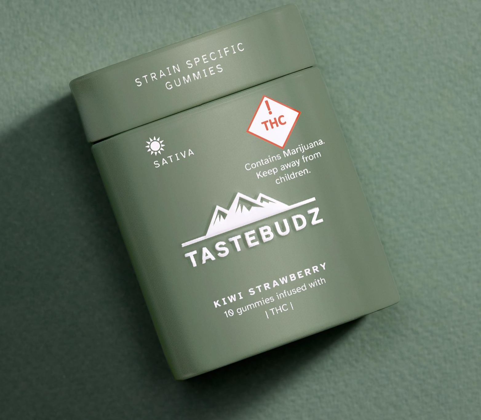 Photograph of product: TasteBudz Gummies Oui'd: Kiwi Strawberry