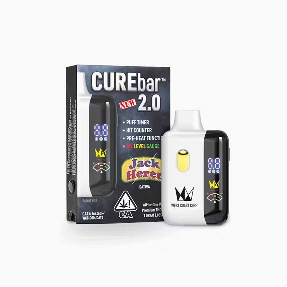 Photograph of product: JACK HERER 1G CUREBAR 2.0 ALL IN ONE