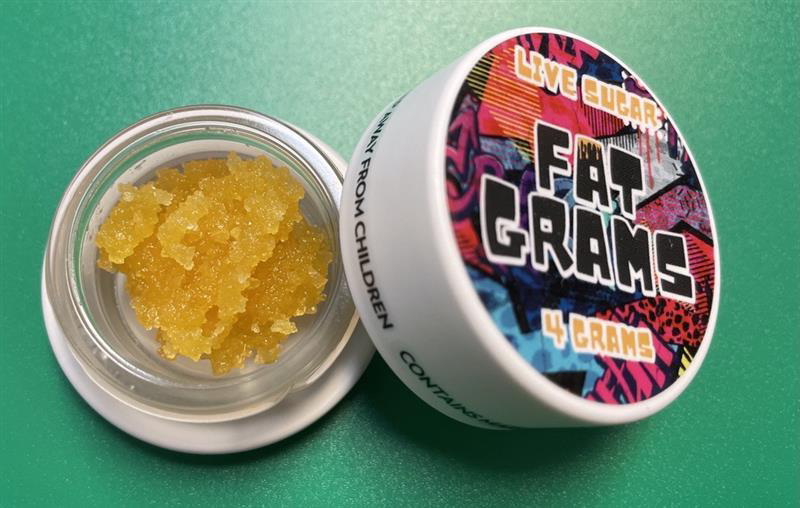 Photograph of product: Fat Grams - 4g Wax - Strawberries & Rainbows (H)