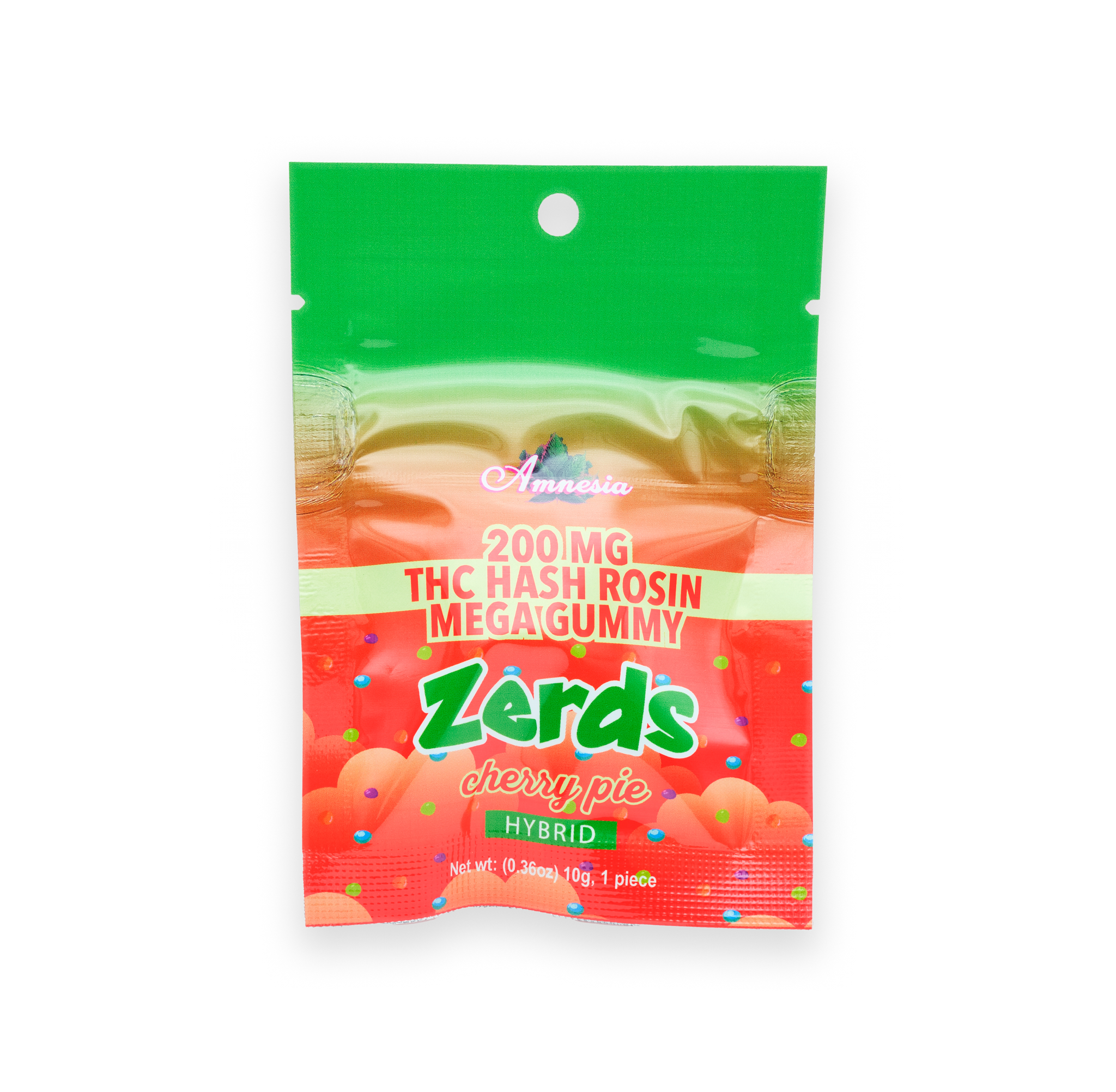 Photograph of product: Zerds | Cherry Pie | 200MG au chocolat Rosin Single Gummy