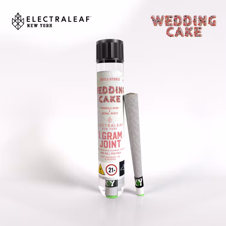 Photograph of product: Electraleaf Pre-roll - Wedding Cake