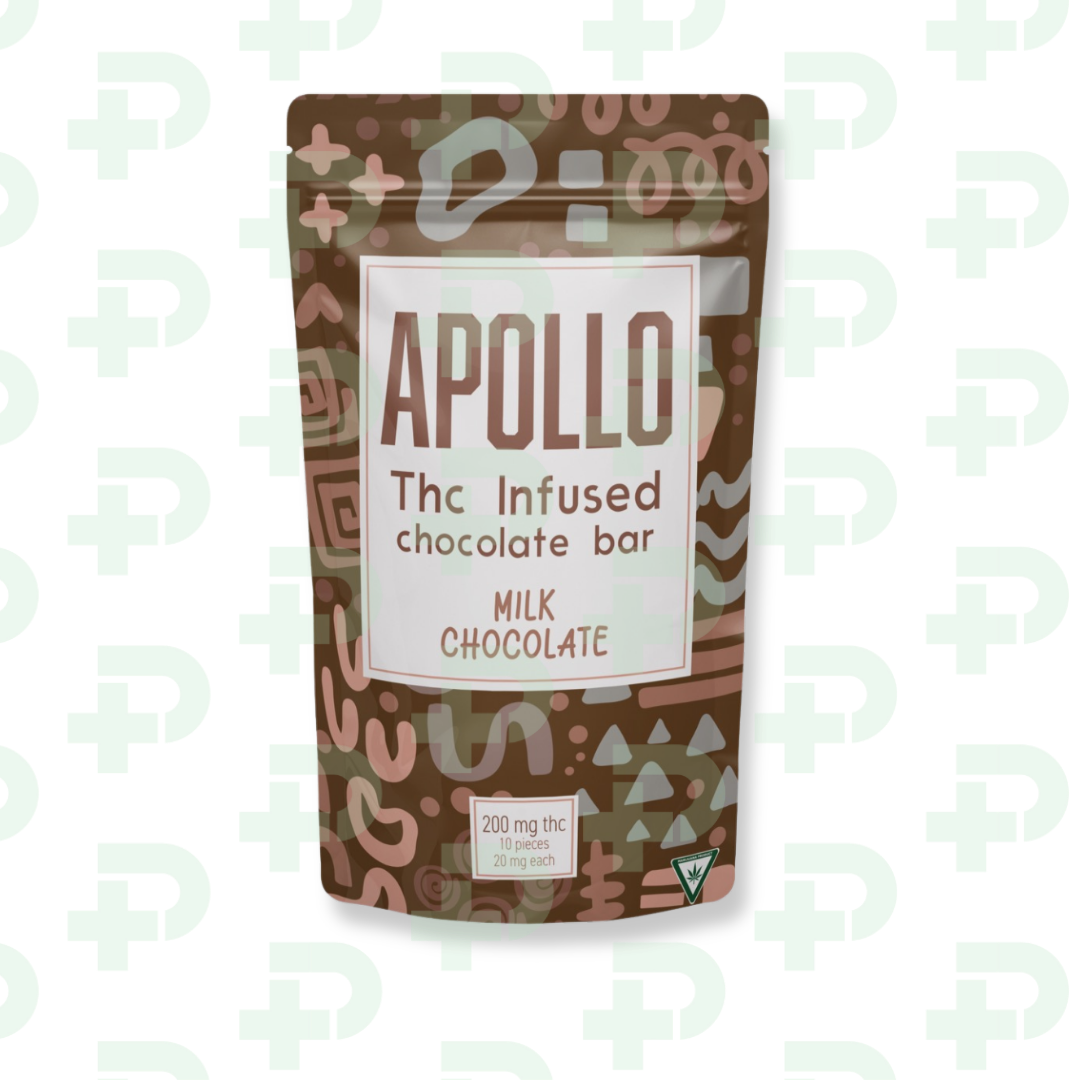 Photograph of product: Apollo - Chocolate Bar 200mg - Milk