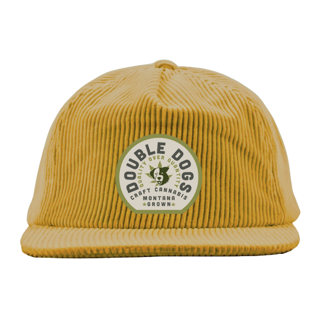 Photograph of product: Corduroy Hat - Mustard Yellow
