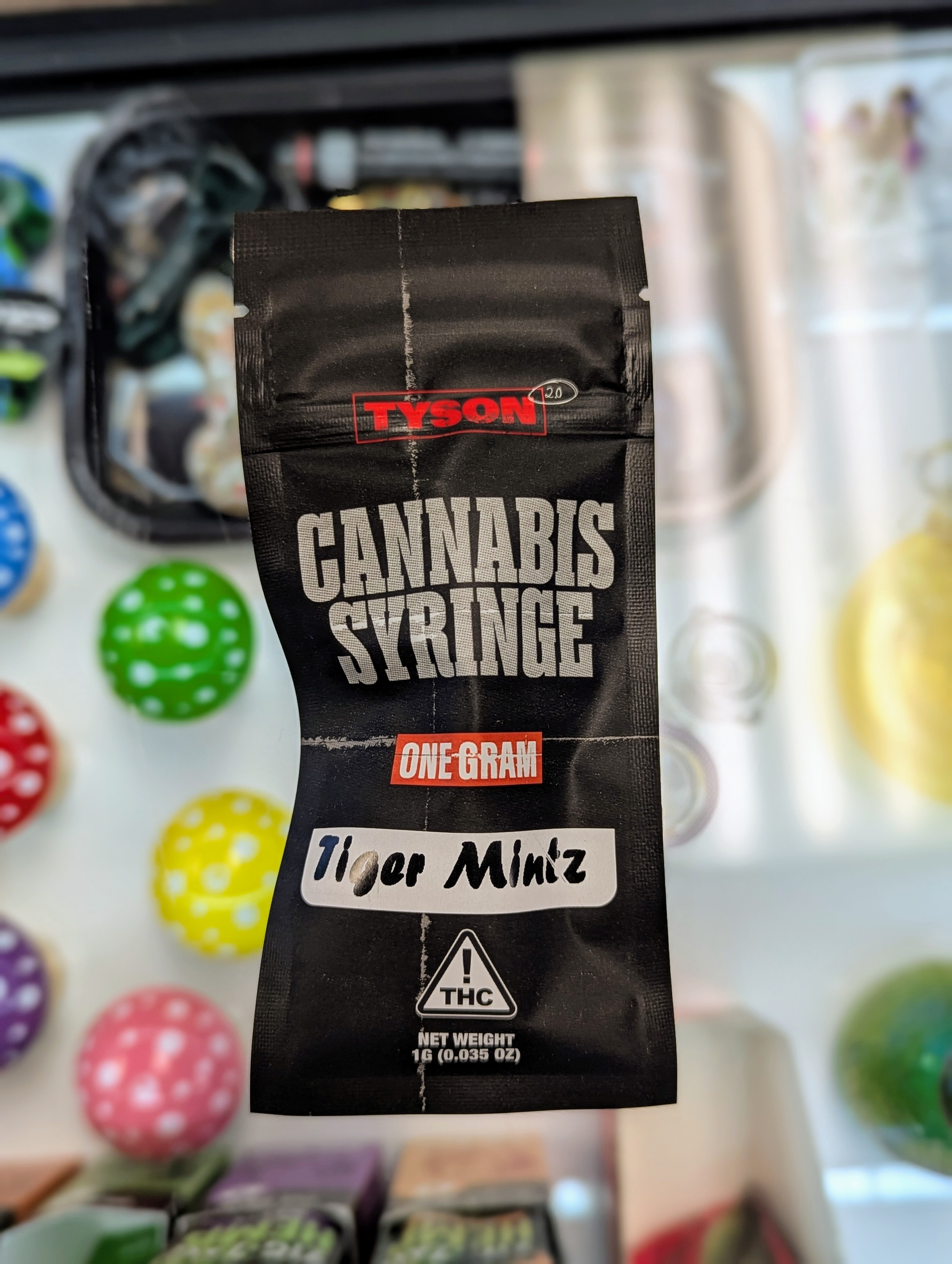 Photograph of Product: Southern Sky | 1g | Tiger Mintz | Tyson Syringe