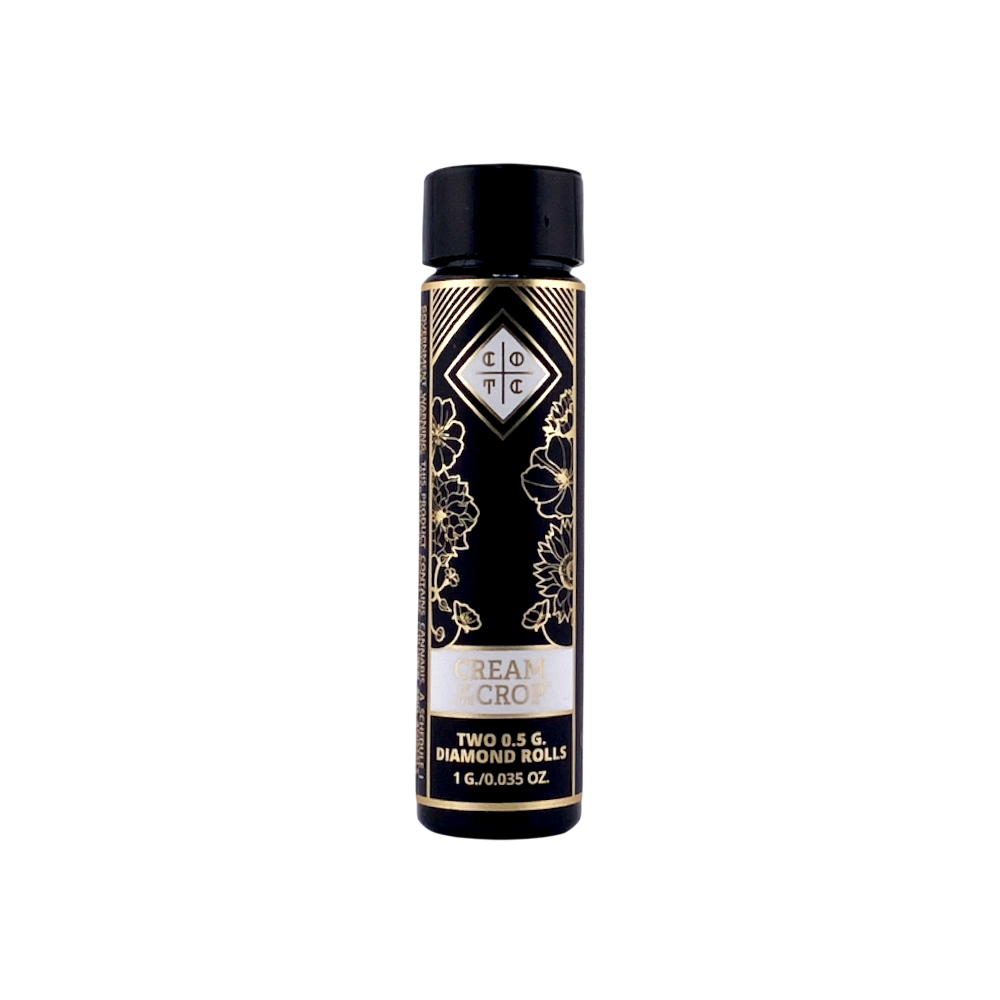 Photograph of product: GELATO BREATH X GALACTIC WARHEADS 1G DIAMOND INFUSED 2 PACK PREROLLS