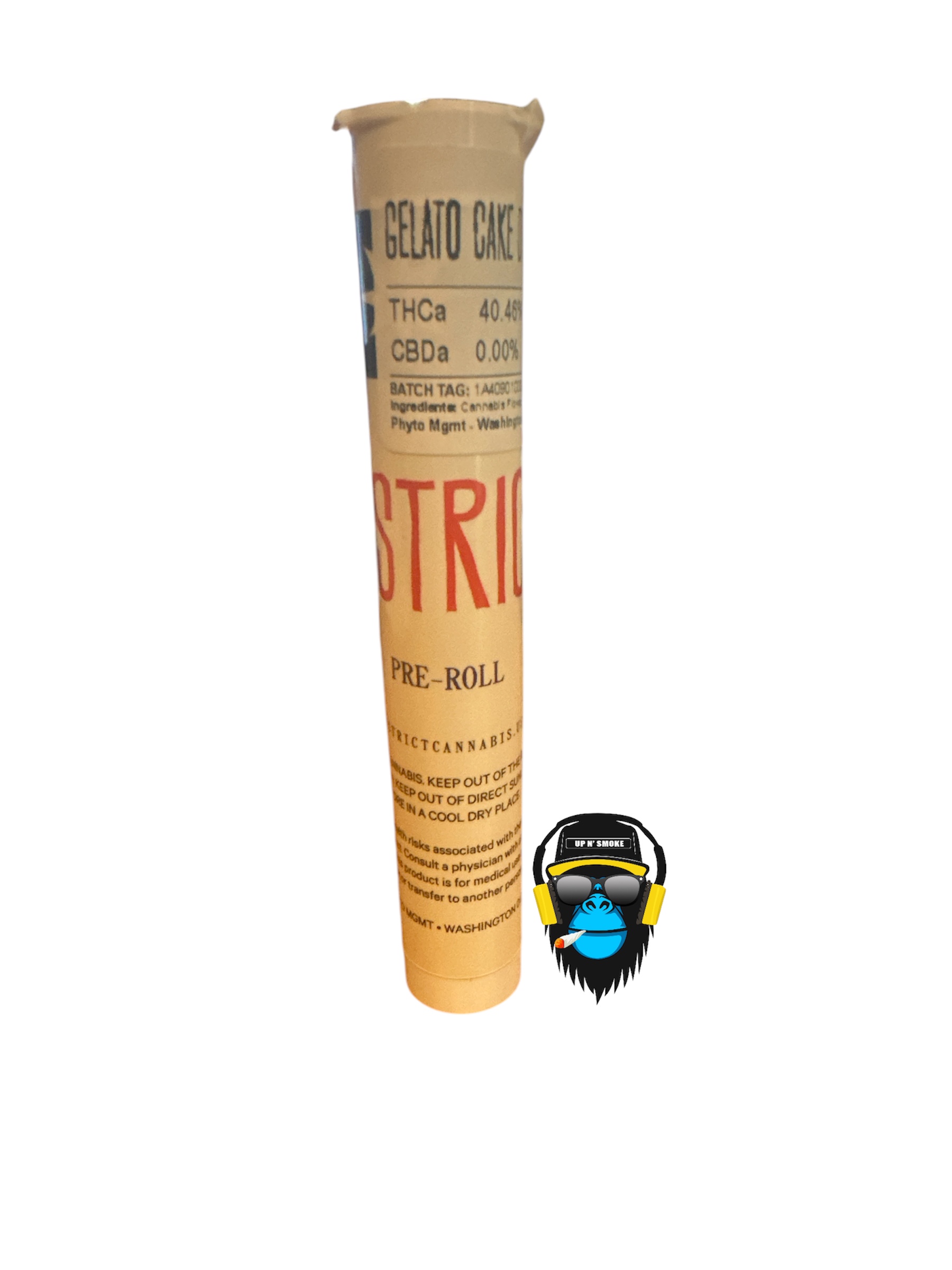 Photograph of product: District Oui'd: Gelato Cake Preroll