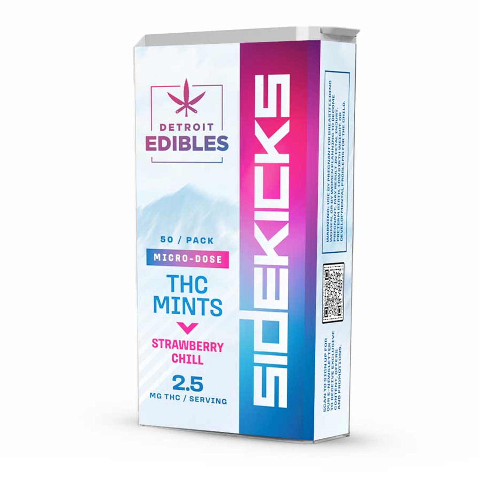 Photograph of product: Sidekicks TH-oui Mints - Strawberry Chill