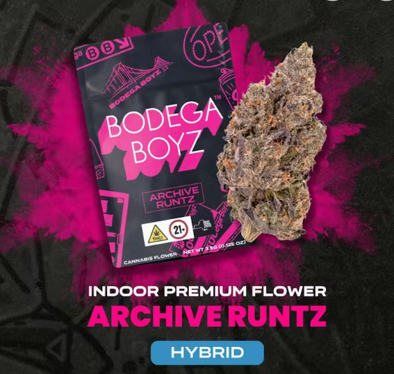Photograph of product: Bodega Boyz | Indoor Flower | Archive Runtz (Hybrid) | 3.5g