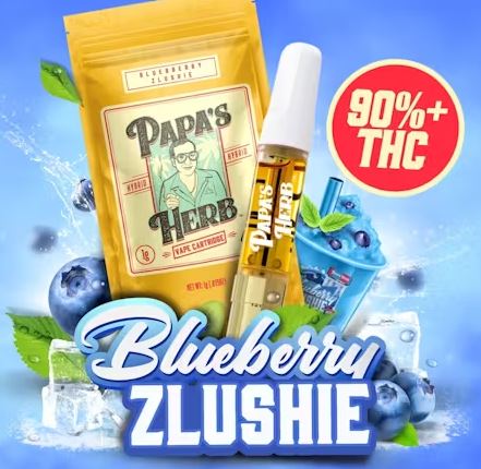 Photograph of product: Distillate Cart | Blueberry Zlushie