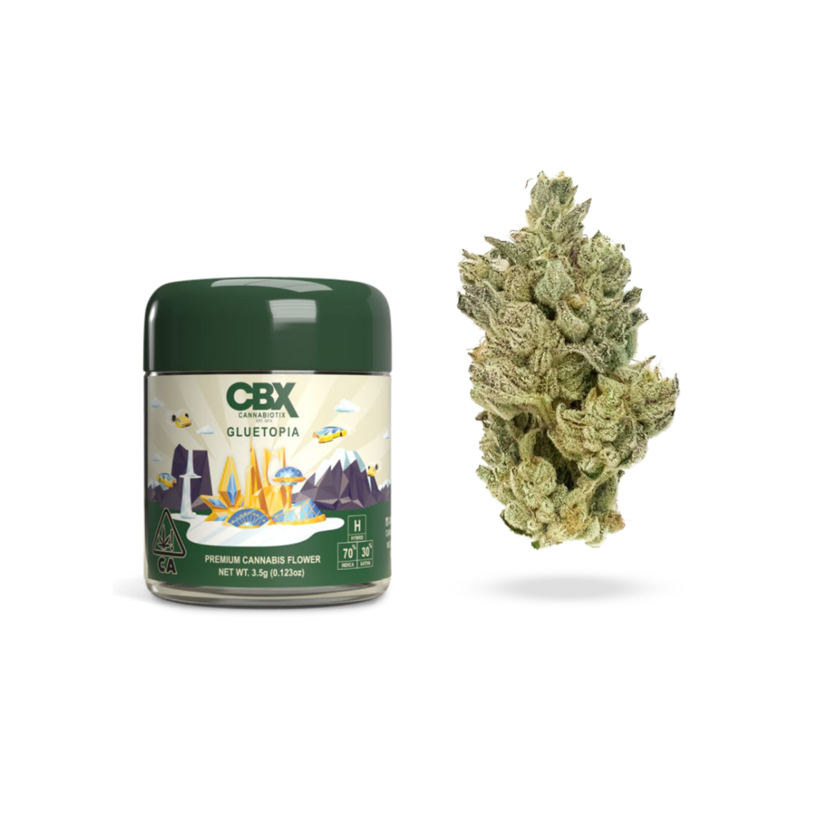 Photograph of product: Cannabiotix | Gluetopia | 3.5g