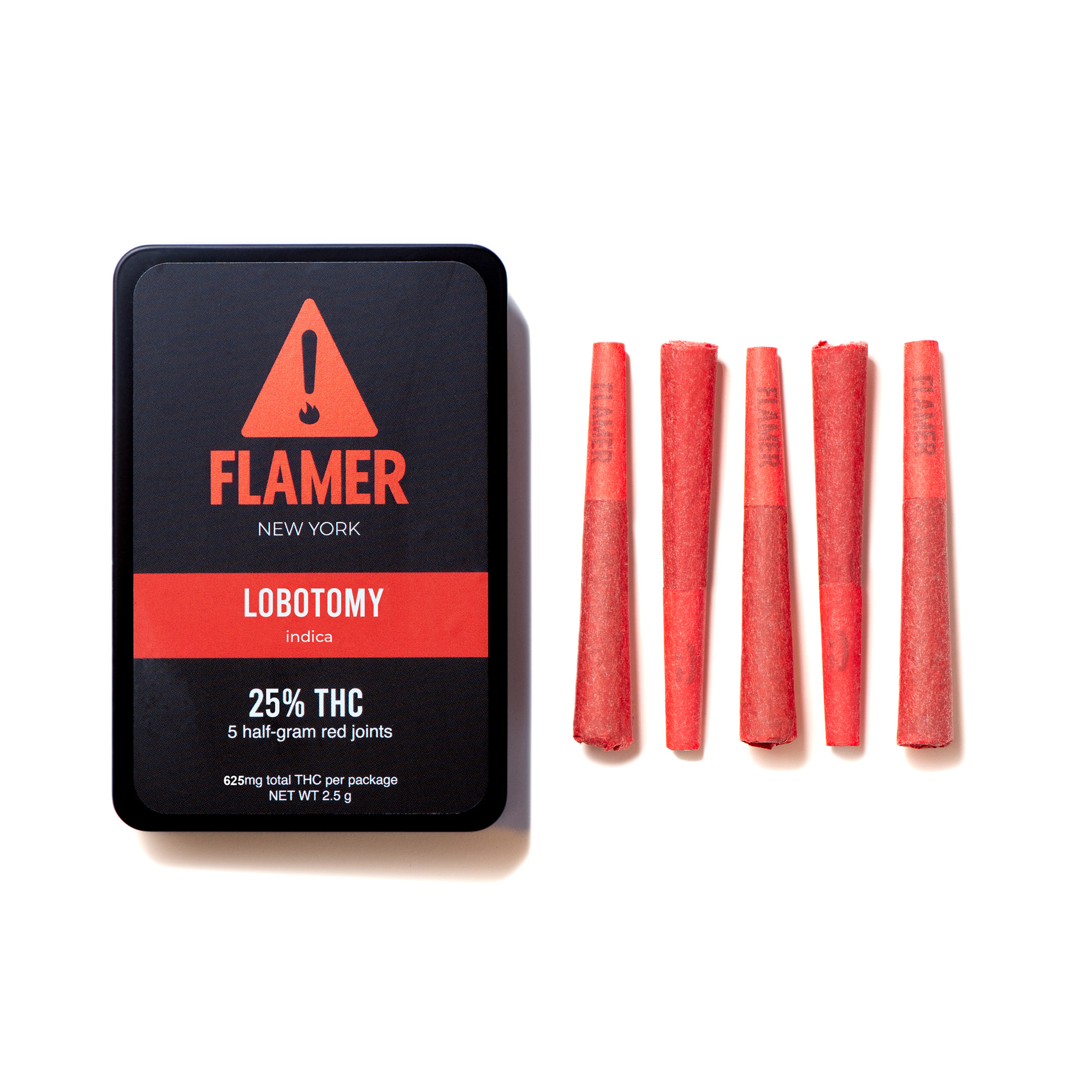 Photograph of product: Flamer | Lobotomy |  5-Pack Pre-rolls