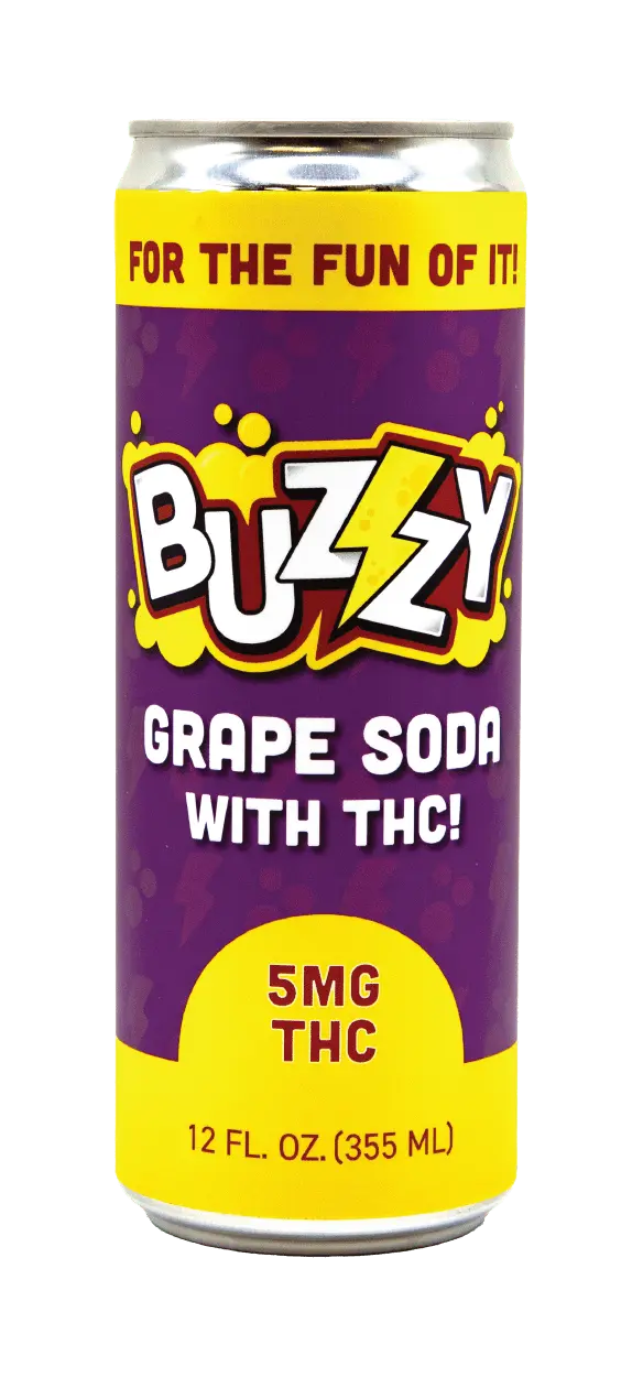 Photograph of product: Grape - 5mg Soda - Buzzy