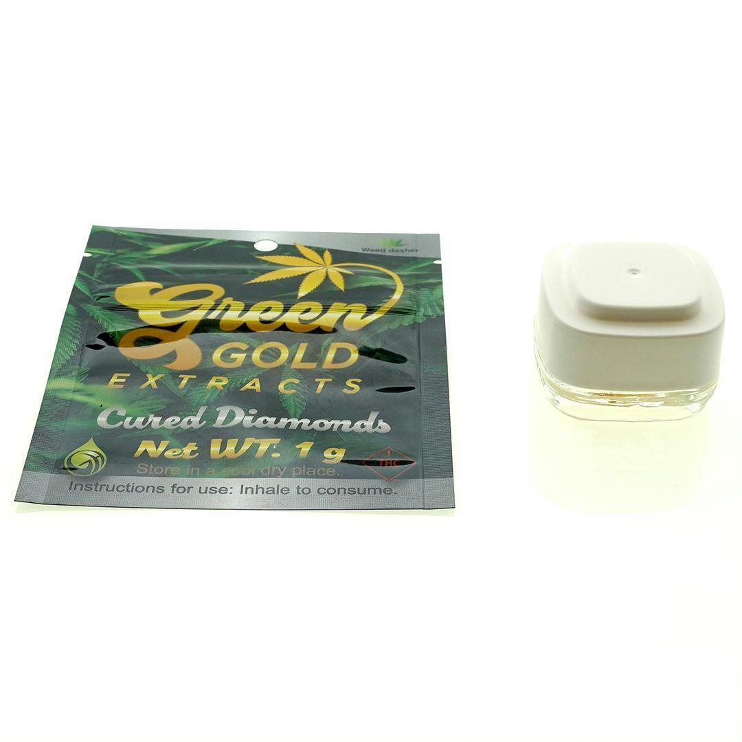 Photograph of product: Green Gold Extracts - White Widow Cured Diamonds - 1 g