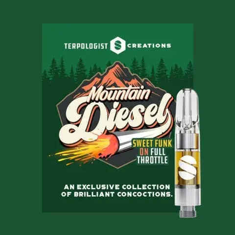 Photograph of product: Liquid Diamond Vape - Mountain Diesel - 0.5g
