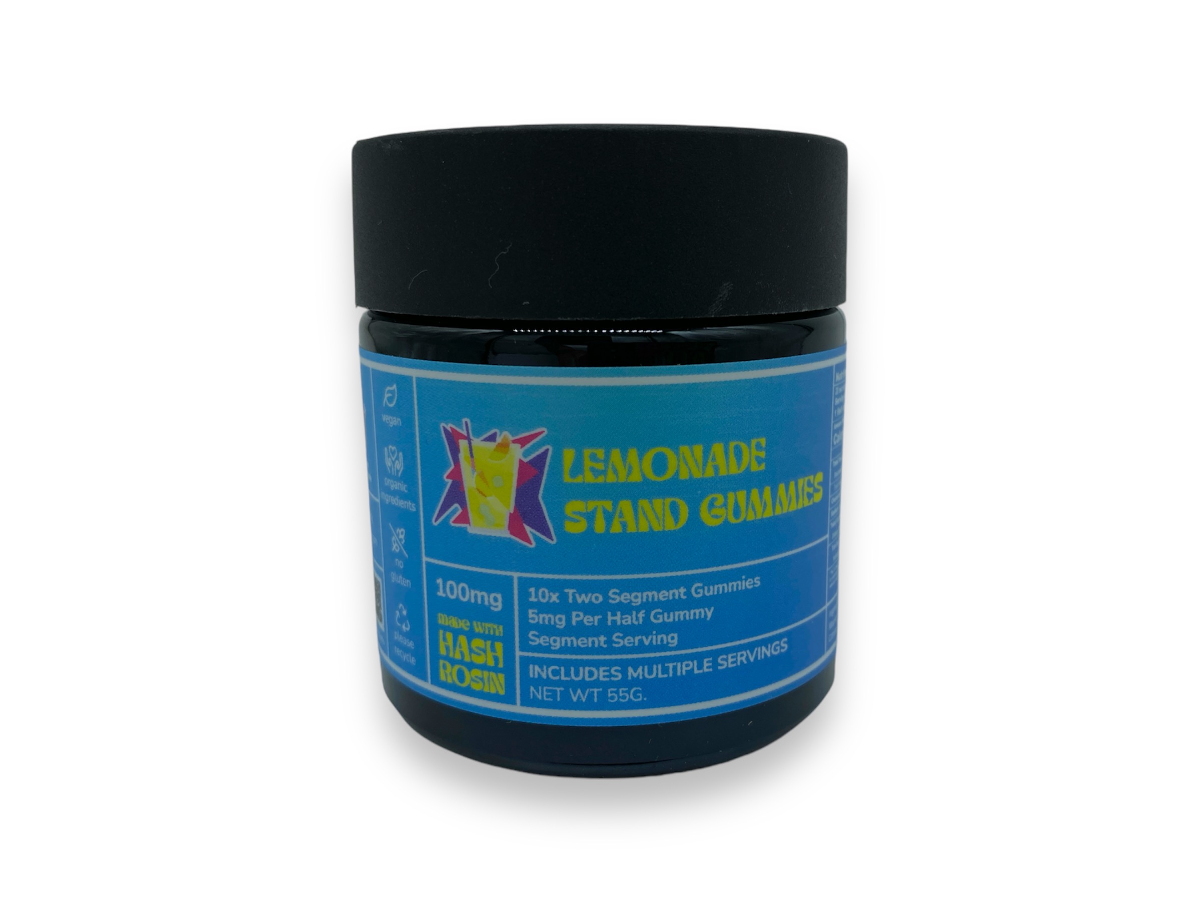 Photograph of product: Lemonade Stand au chocolat Rosin Gummies - 5mg Per 1/2 Gummy - 10 Pack