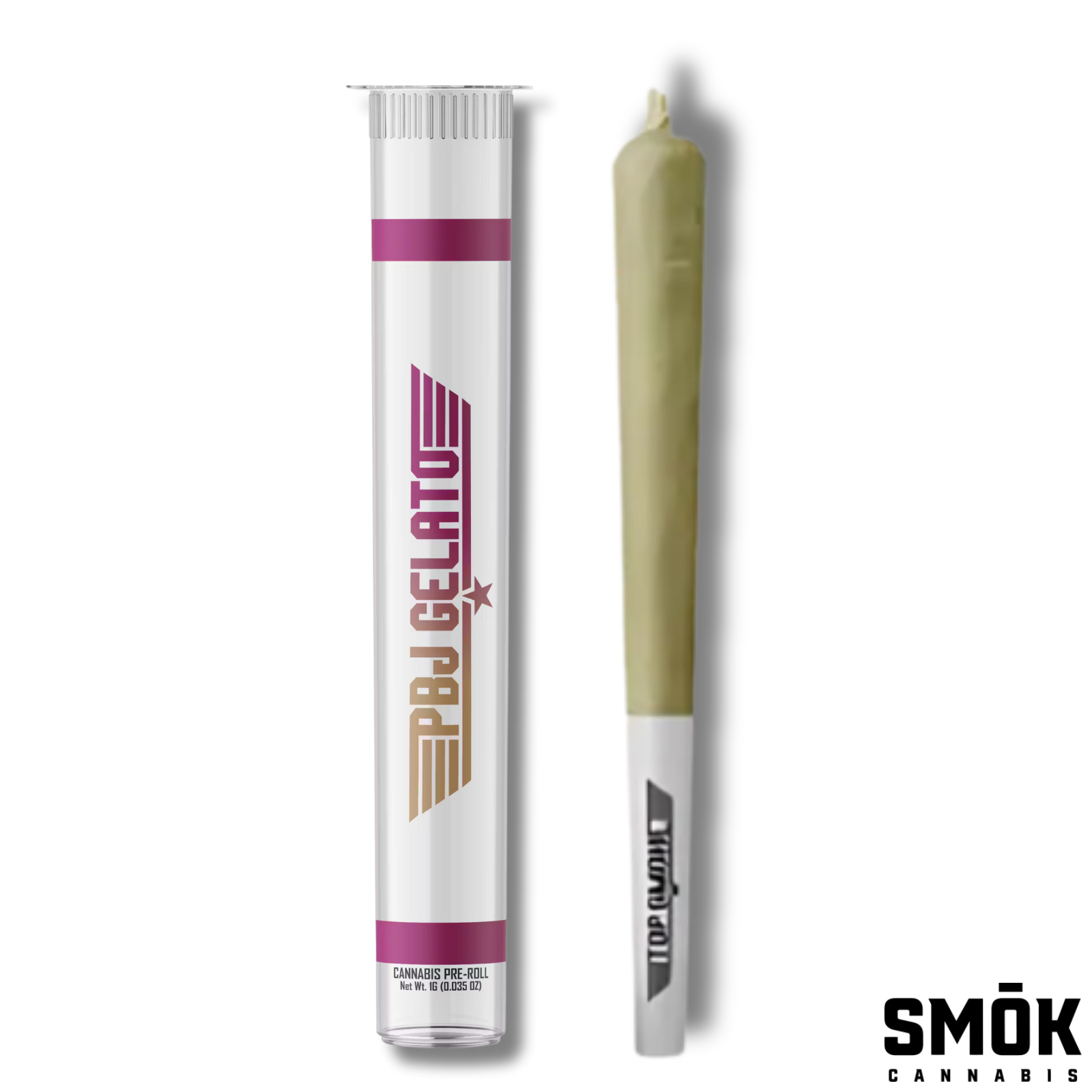Photograph of product: Top Smoke Ready to Roll PBJ Gelato Shake - 28g