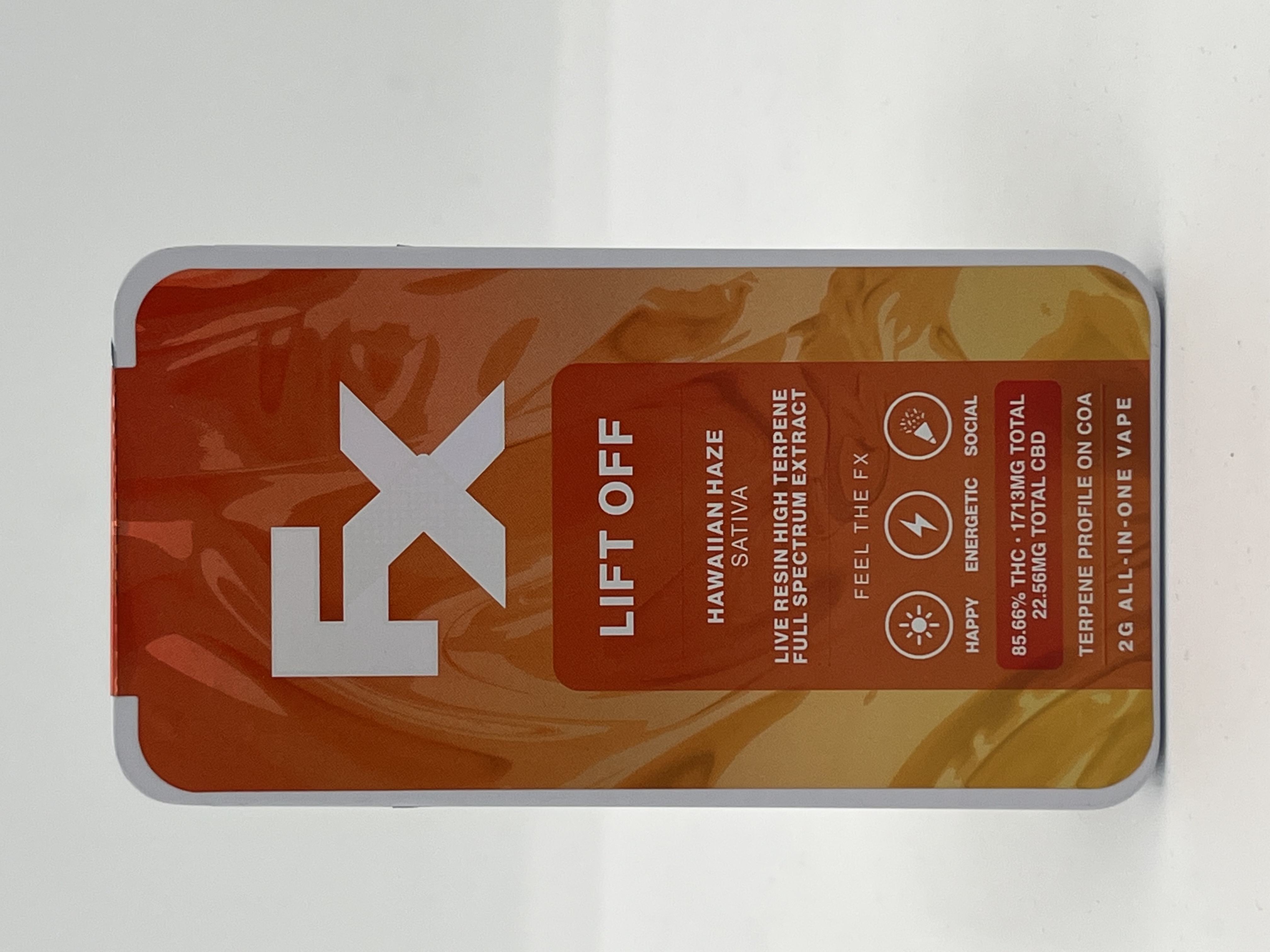 Photograph of product: FX | Lift Off | Hawaiian Haze | Disposable | 2g