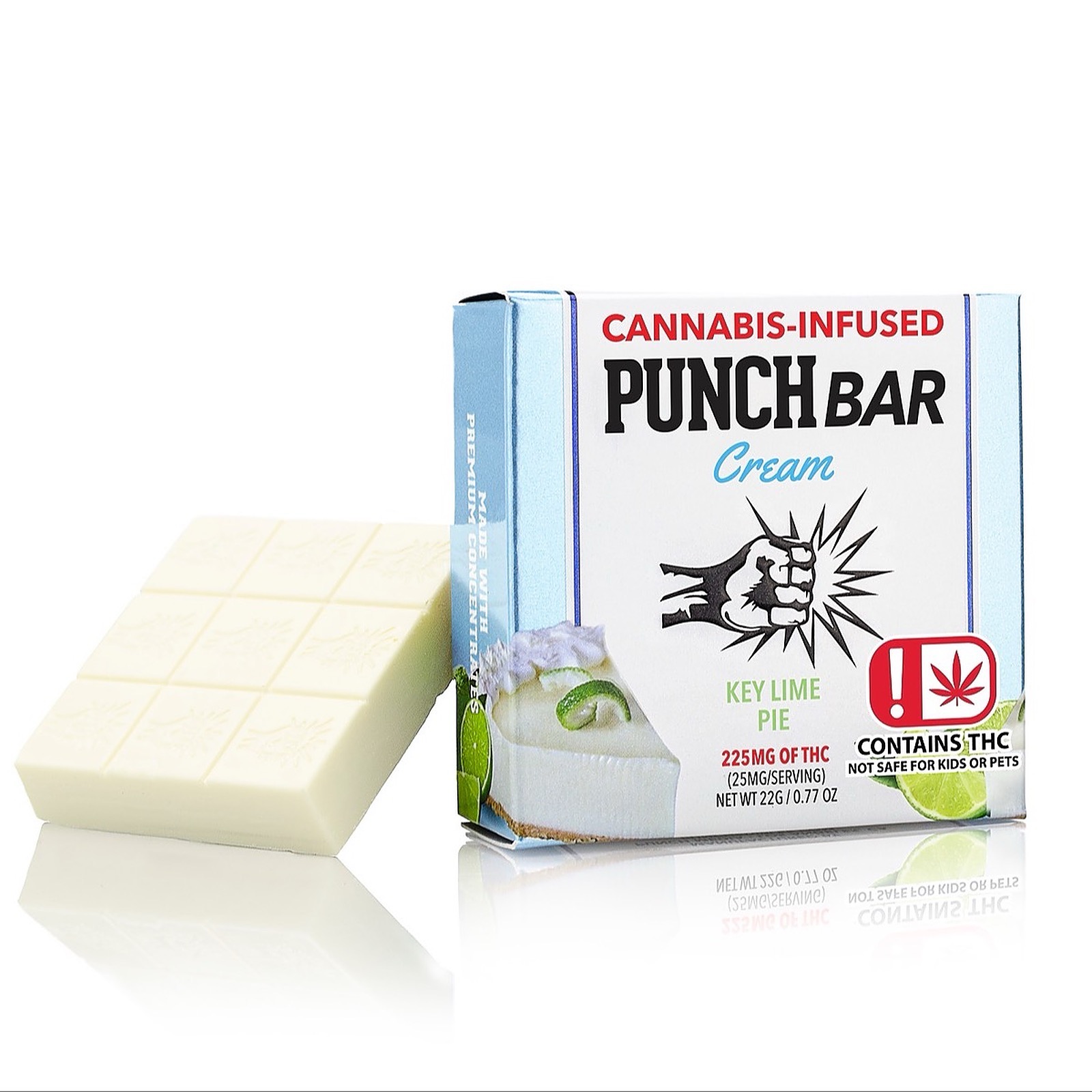 Photograph of product: Punch Bar | Key Lime Pie | 225mg
