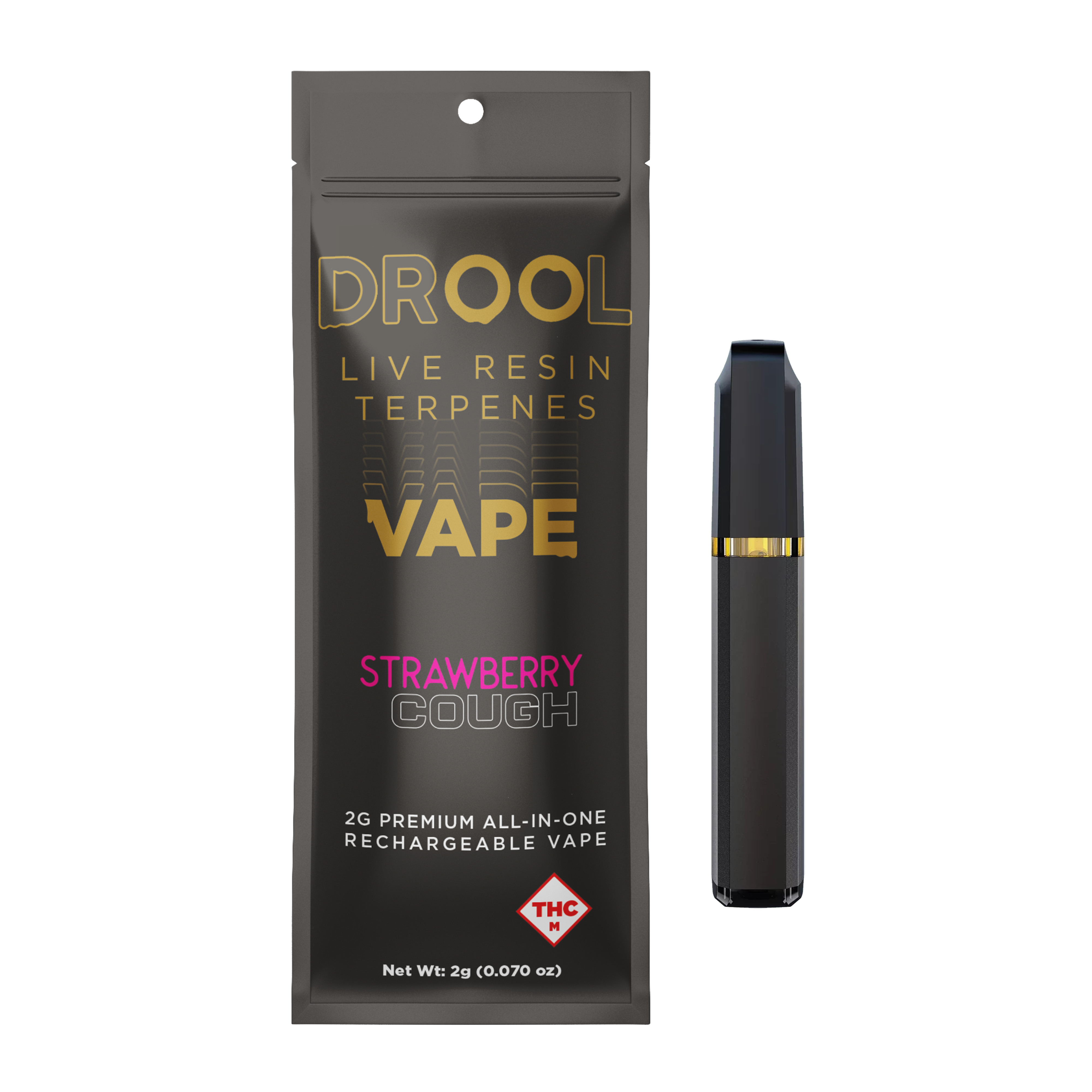 Photograph of product: Drool | Disposable Vape | Strawberry Cough 2g