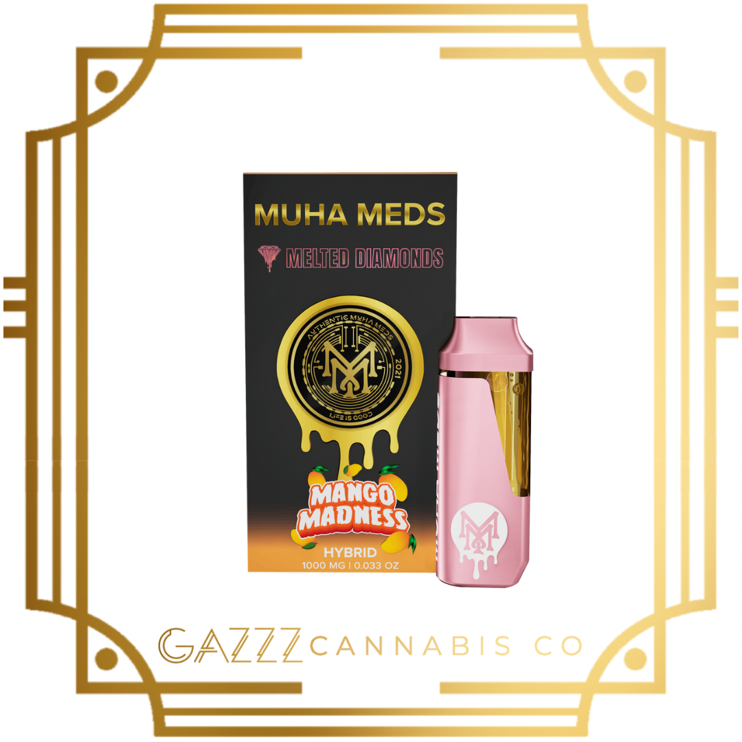 Photograph of product: AIO Disposable - Muha Meds | Melted Diamonds - Mango Madness