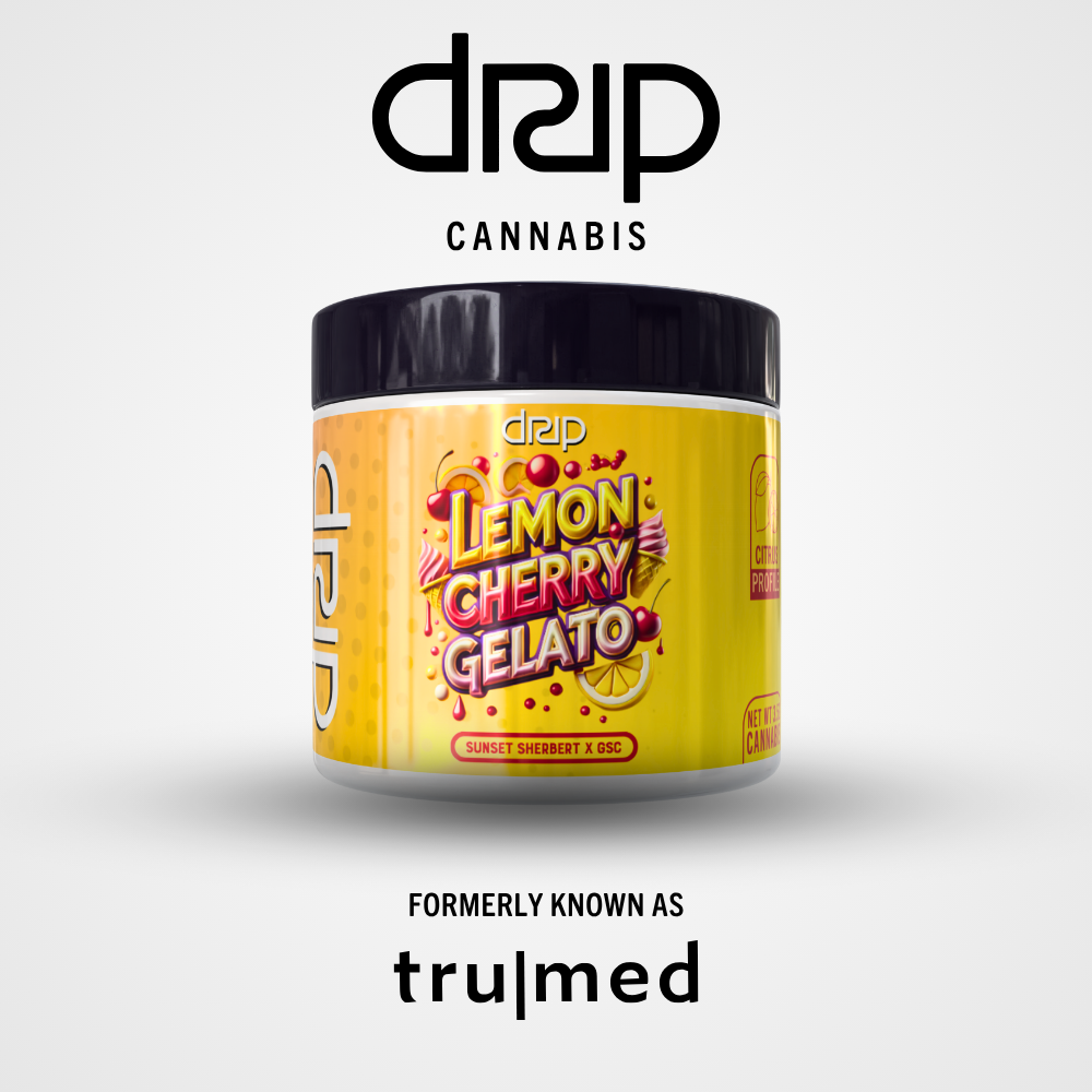 Photograph of product: (DRIP) Top-Shelf Flower 3.5g (Lemon Cherry Gelato)