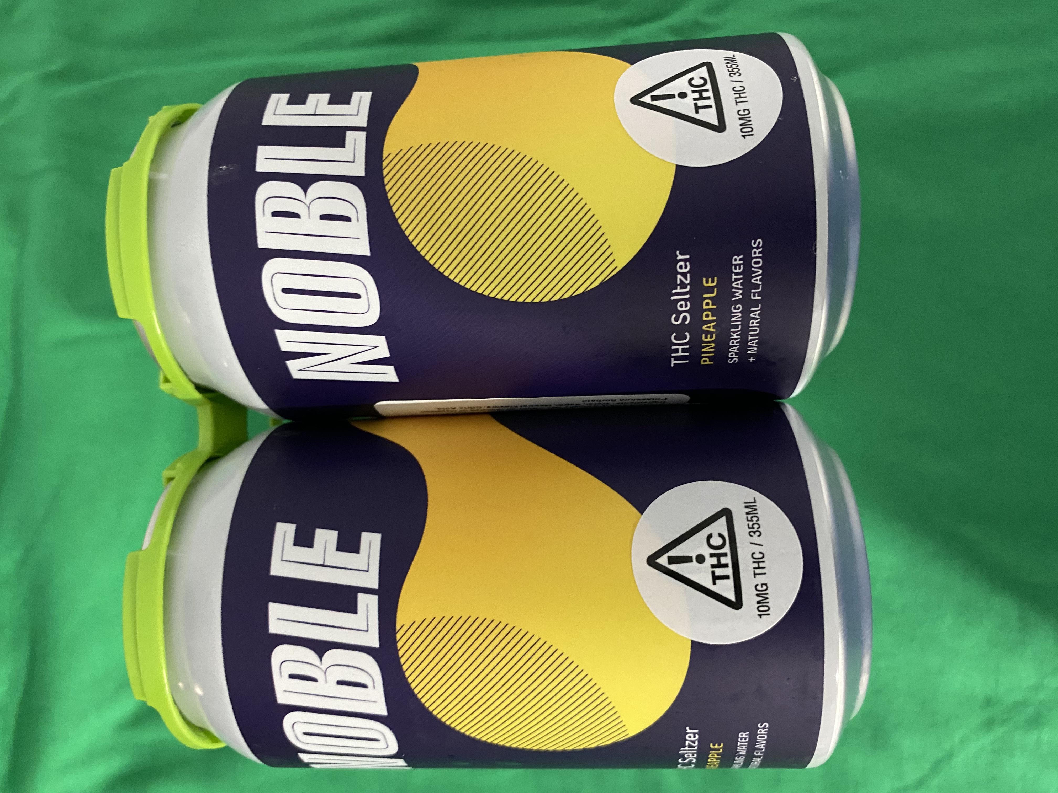 Photograph of product: NOBLE Pineapple TH-oui Seltzer 10mg