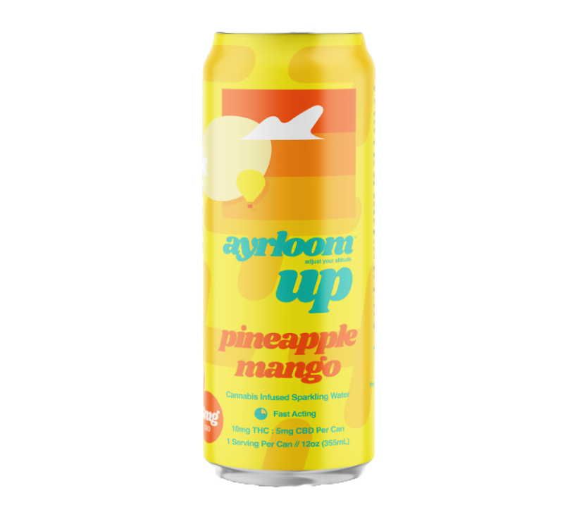 Photograph of product: 2:1 Pineapple Mango - TH-oui:CBD Beverage Single (10mg)