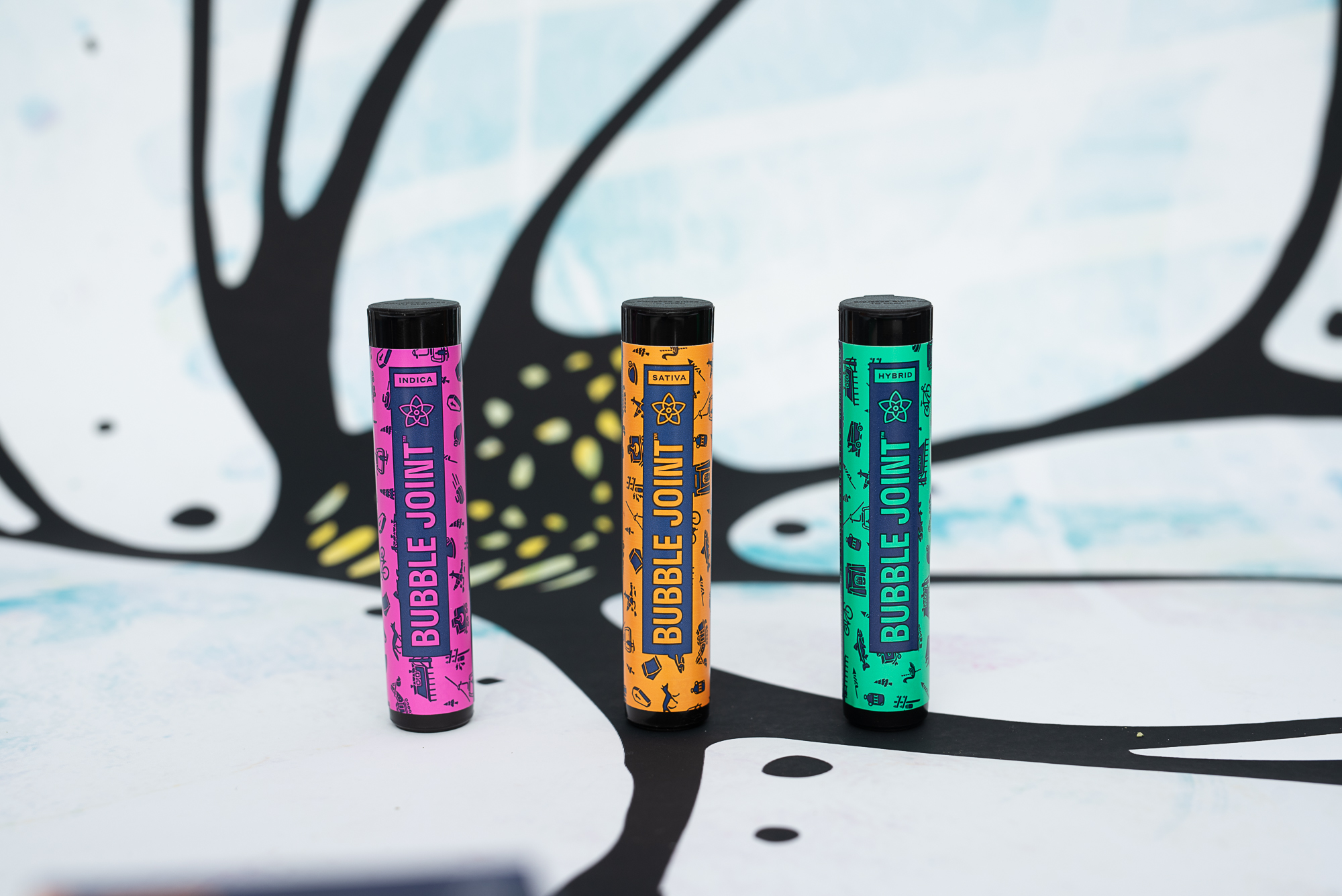 Photograph of product: Settle | The Flower Collective | Pre Roll | Bubble Joint - Black Maple #22 | Infused Preroll