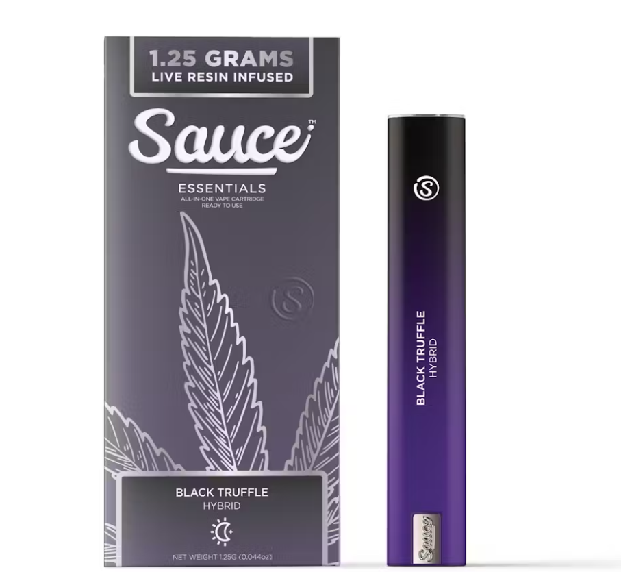 Photograph of product: BLACK TRUFFLE LIVE RESIN AIO 1.25G