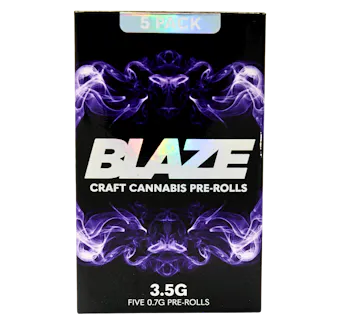 Photograph of product: BLAZE Joint 3.5g: Blue Gruntz 5pk